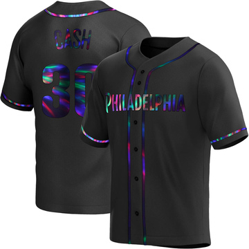 Dave Cash Philadelphia Phillies Men's Black Midnight Mascot T-Shirt 